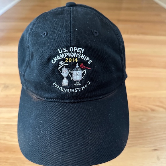 Pinehurst No. 2 U.S. Open Championships 2014 Black Hat Cap - Picture 1 of 15